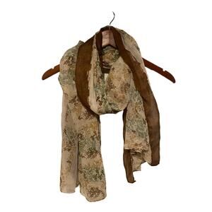 Light & Airy Floral Shawl